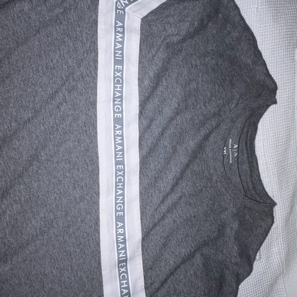 Armani Exchange Charcoal Gray Tee